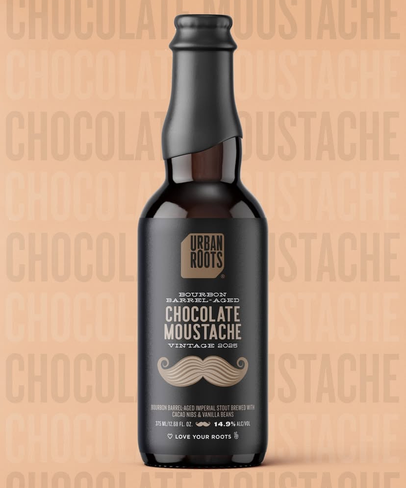 URBAN ROOTS BOURBON BARREL-AGED CHOCOLATE MOUSTACHE&nbsp;RETURNS.
