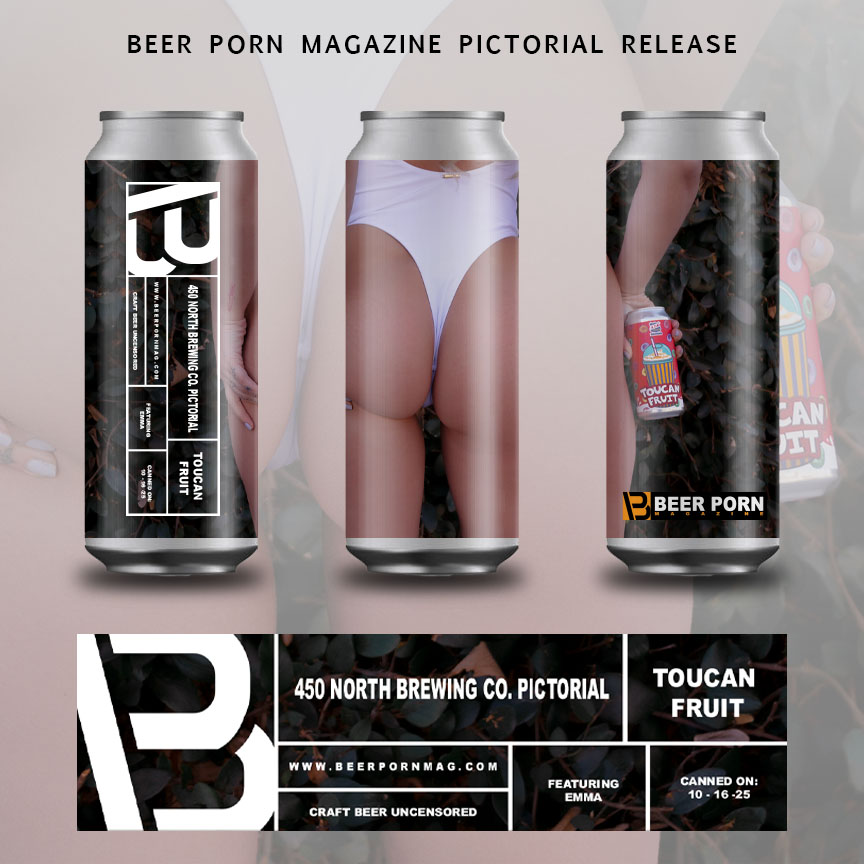 450 NORTH BREWING CO. TOUCAN FRUIT PICTORIAL SET FT. EMMA